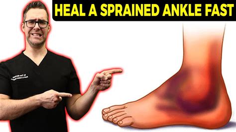 Fix TWISTED Ankle, ROLLED Ankle or SPRAINED Ankle Ligaments FASTER! - YouTube