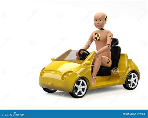 Child Crash Test Dummy stock illustration. Illustration of crash - 35665261