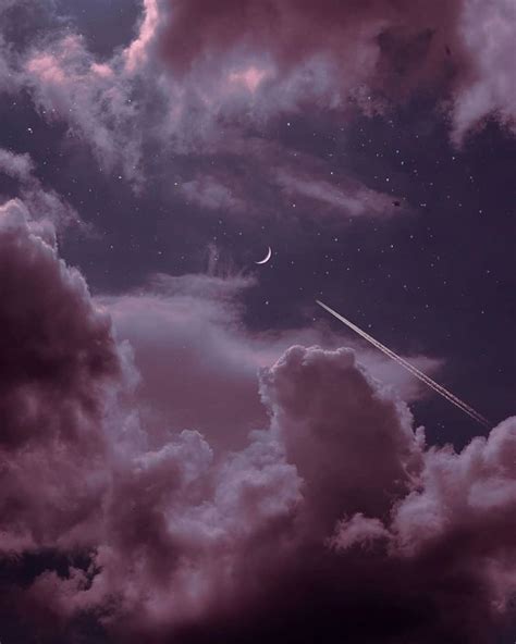 Pin on Cảnh đẹp | Night sky wallpaper, Sky aesthetic, Moon and stars ...