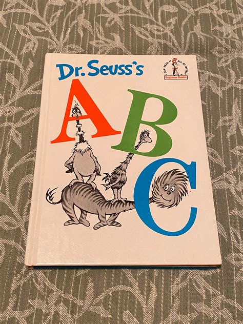 Vintage Dr. Seuss ABC Book - Etsy Canada