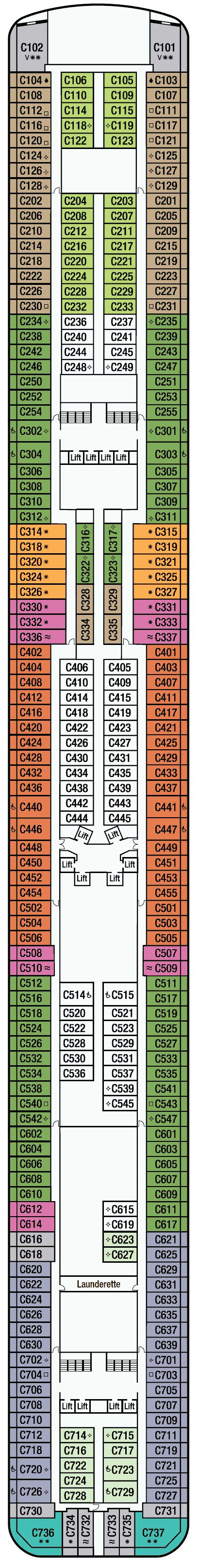 Britannia deck plans - Cruiseline.com