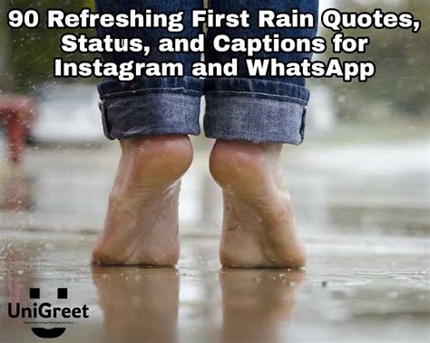 90 Refreshing First Rain Quotes, Status, and Captions for Instagram and ...