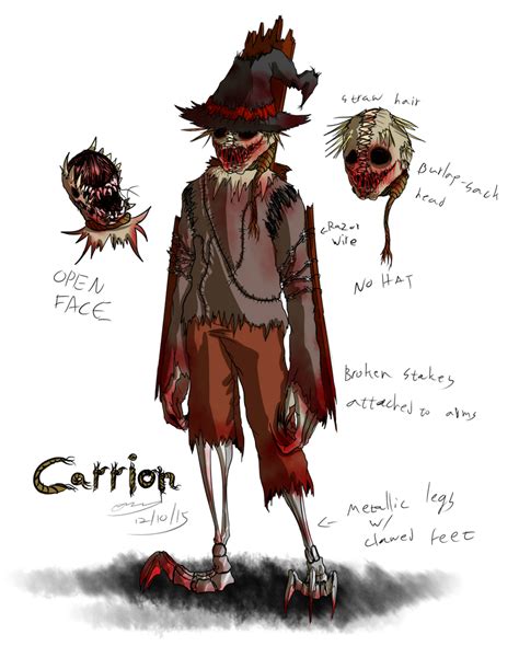 Carrion: Official Ref by TheWickedWordsmith on DeviantArt