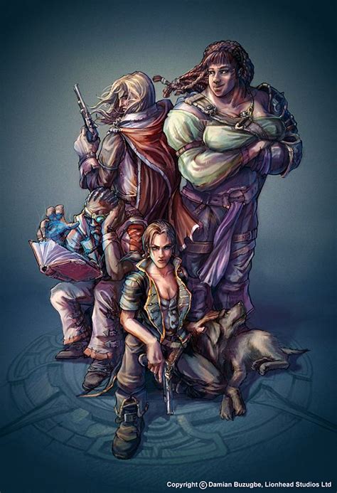 Fable 2 Four Heroes by OmenD4 Video Game Characters, Dnd Characters, Casablanca, Fable Ii ...