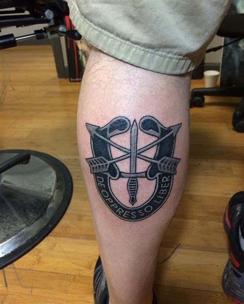 Army Delta Force Tattoo