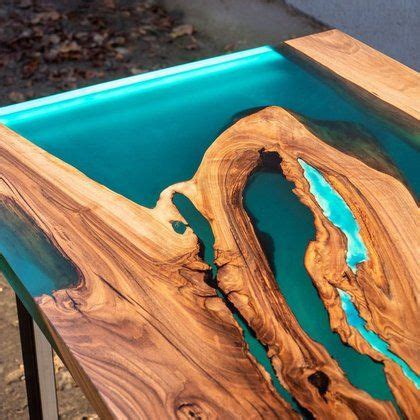 Fine custom furniture & live edge river by FineWooodenCreations | Wood resin table, Resin table ...