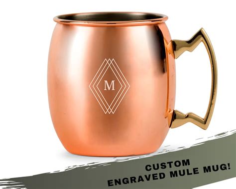 Custom Engraved Moscow Mule Mug Copper Moscow Mule Mug - Etsy