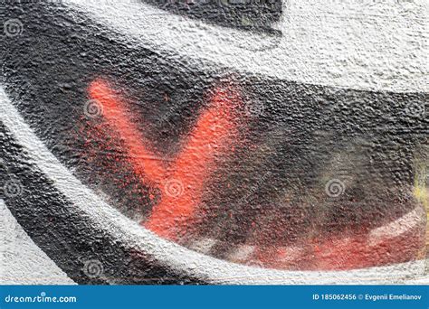 Graffiti Painted on a Concrete Wall Texture Stock Photo - Image of ...