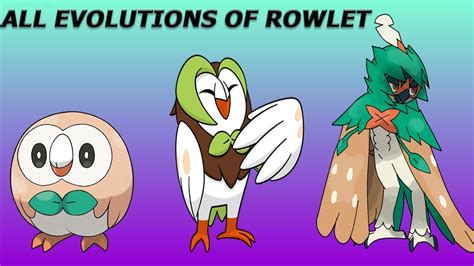 Rowlet Evolution into Dartrix and then into Decidueye in Pokémon Ultra ...