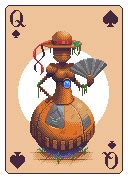 Rusty Bots - Queen of Spades @ PixelJoint.com