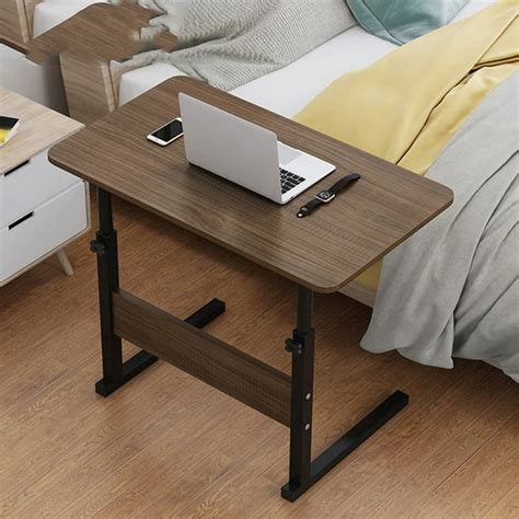 Laptop Table for Bed, Adjustable Height Computer Work Station Desk ...