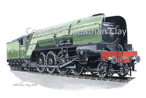 Jonathan Clay Transport Art | LNER P2 2-8-2 No.2001 Cock o’ The North