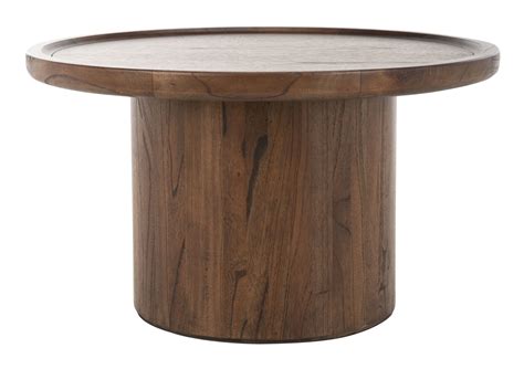Roxy Round Coffee Table | Pedestal coffee table, Coffee table furniture, Round wood coffee table