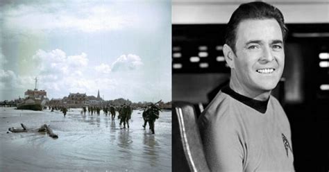 Star Trek star shot two snipers on D-Day and was shot seven times in WWII