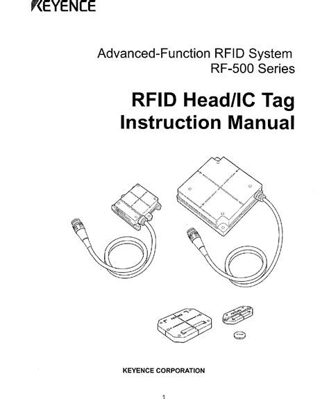 Keyence 0773A RFID Reader User Manual