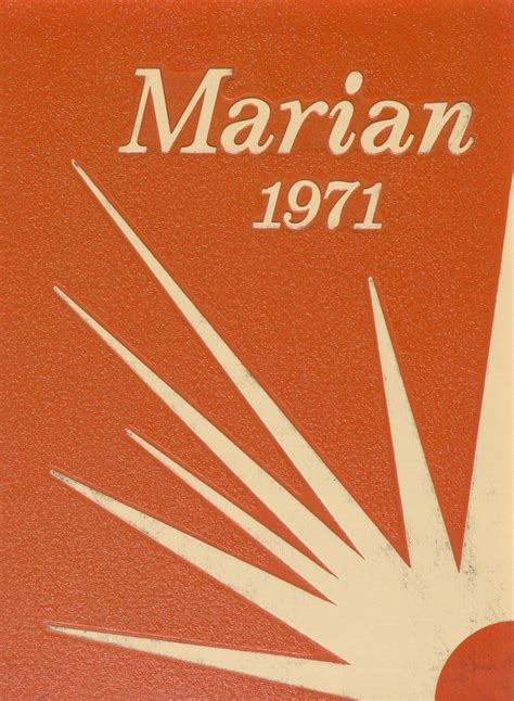 1971 yearbook from Marian Catholic High School from Tamaqua, Pennsylvania for sale