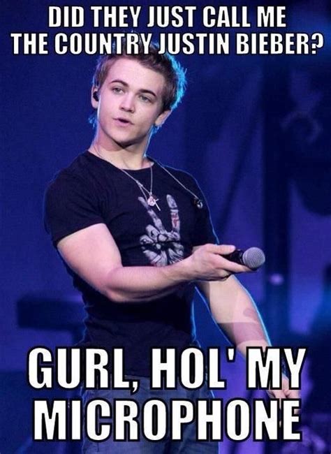 Justin Bieber wishes he was as hot and talented as you, Hunter! Hayniacs know what they're ...