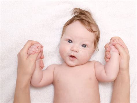 Babies grasping reflex stock photo. Image of family, horizontal - 27865760