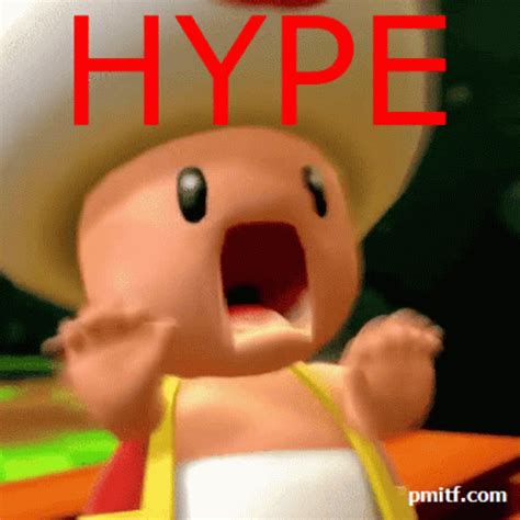 Toad Hype Hype GIF - Toad Hype Hype Mario Bros - Discover & Share GIFs