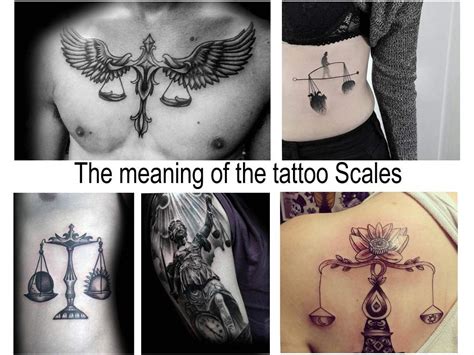 The meaning of the tattoo Scales: sense, history, photo drawings, sketches