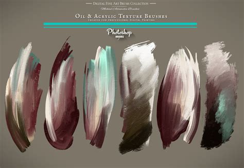 ArtStation - MA-BRUSHES - MaxRealistic Photoshop Oil Brushes with Painting Texture