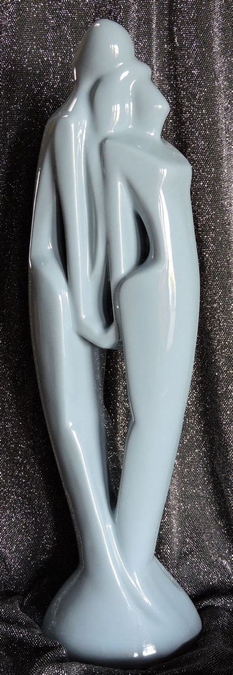 SALE!!! Royal Haeger Pottery Man Woman Back2Back Figurine Modernism Chic Contemporary Art Deco ...