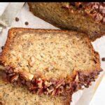 Chocolate Chip Pecan Banana Bread (without Butter) - Midwestern HomeLife