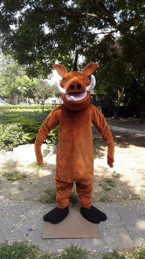 pumbaa mascot costume cartoon character anime cosplay theme kits fancy ...