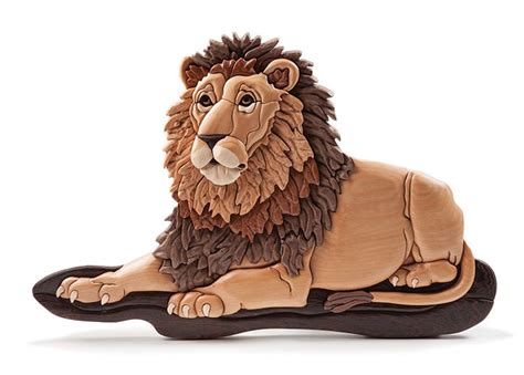 Intarsia Woodworking, Woodworking Patterns, Woodworking Crafts, Intarsia Wood Patterns, Lion And ...