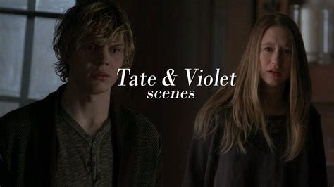 Tate And Violet scenes 1080p (Murder House) - YouTube