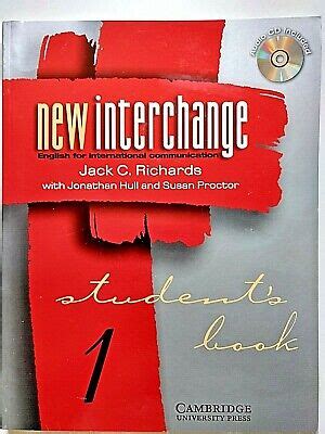 New Interchange, Book 1+1 CD: English for International Communication Paperback 9780521000574 | eBay