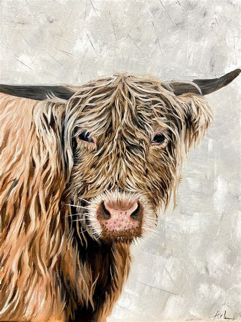 Scottish Cow by Achuki Basky | Art2Arts