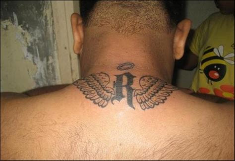 59 Wonderful Wings Neck Tattoos - Neck Tattoo Designs