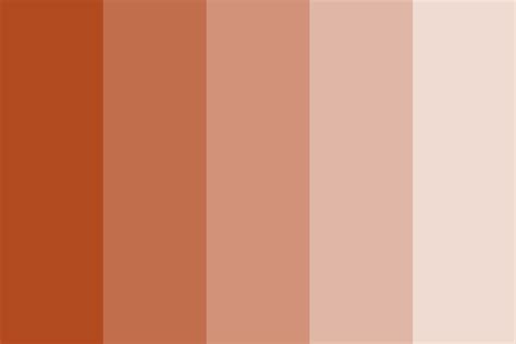 Vivid Brown Color Palette