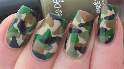 Camouflage Nail Art Tutorial