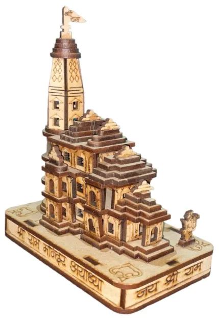 SHRI RAM MANDIR Ayodhya Mandir for Home Ideal for Home Decor ( Size - small) $54.90 - PicClick