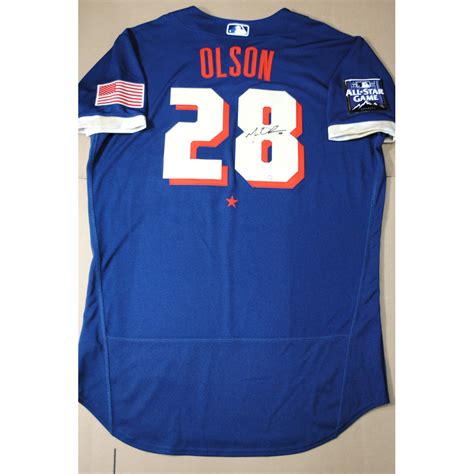 Matt Olson 2021 Major League Baseball All-Star Game Autographed Jersey | MLB Charities