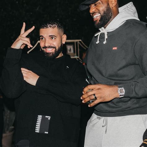 Drake Parties With LeBron James Ahead Of Lakers Vs. Warriors Play-In ...