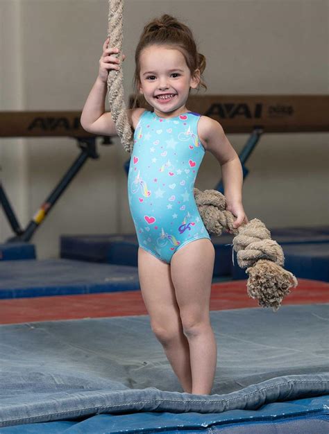 E4217 Unicorn Dust GKids Gymnastics Workout Leotard Gym Leo for Girls