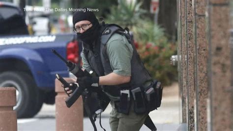 A man opened fire outside a courthouse in Dallas before being shot and killed Video - ABC News