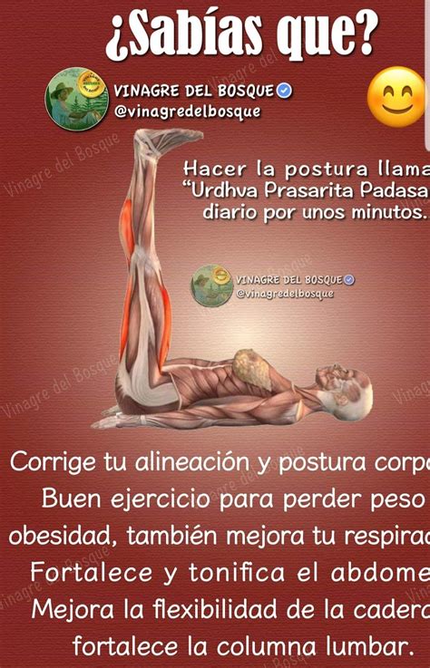 a poster with an image of a woman doing yoga exercises in spanish and english language