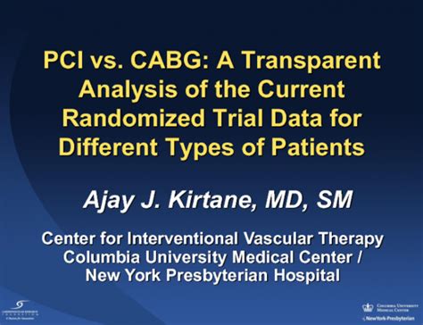 PCI vs CABG: A Transparent Analysis of the Current Randomized Trial ...