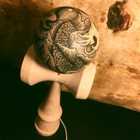 My Kendama Artwork - KOI | Kendama, Koi, Artwork