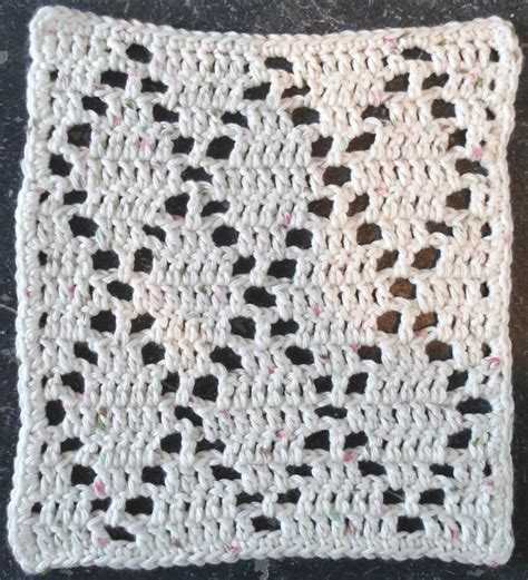 Diamonds Crochet Dishcloth | Crochet patterns, Crochet dishcloth, Crochet dishcloths