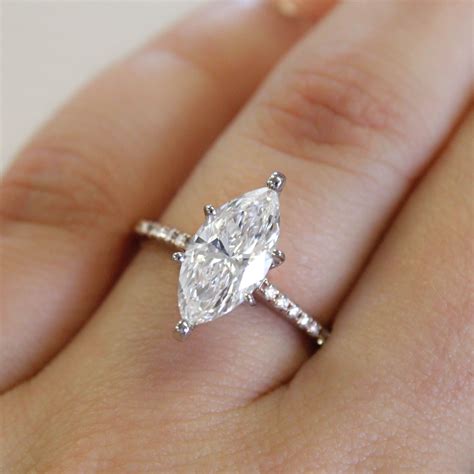 A distinctive marquise diamond makes a stunning statement. | Classic Wedding Style | Pinterest ...