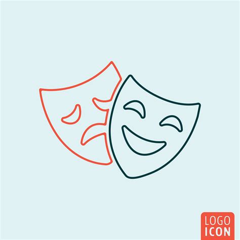 Comedy tragedy icon 608466 Vector Art at Vecteezy