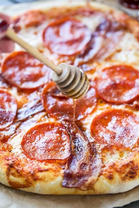 Best Pepperoni & Bacon Pizza with Truffle Honey - Cooking for Keeps