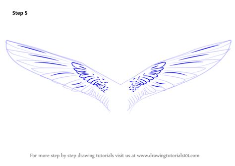 Learn How to Draw Unicorn Wings (Unicorns) Step by Step : Drawing Tutorials