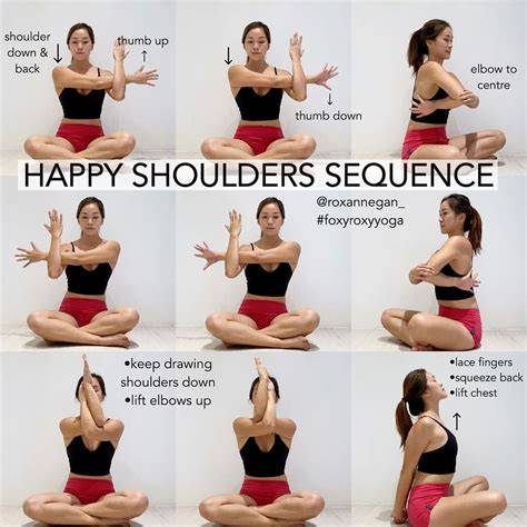 #yoga - Shoulders Sequence in 2020 | Yoga tutorial, Shoulder stretches ...