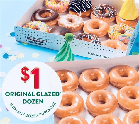 Krispy Kreme Canada Birthday Offer: $1 Original Glazed Dozen Donuts With Purchase - Canadian ...